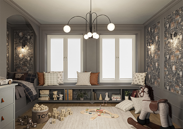 Umbra (Blackout), White - Stick Fit Honeycomb Blind - Image 9